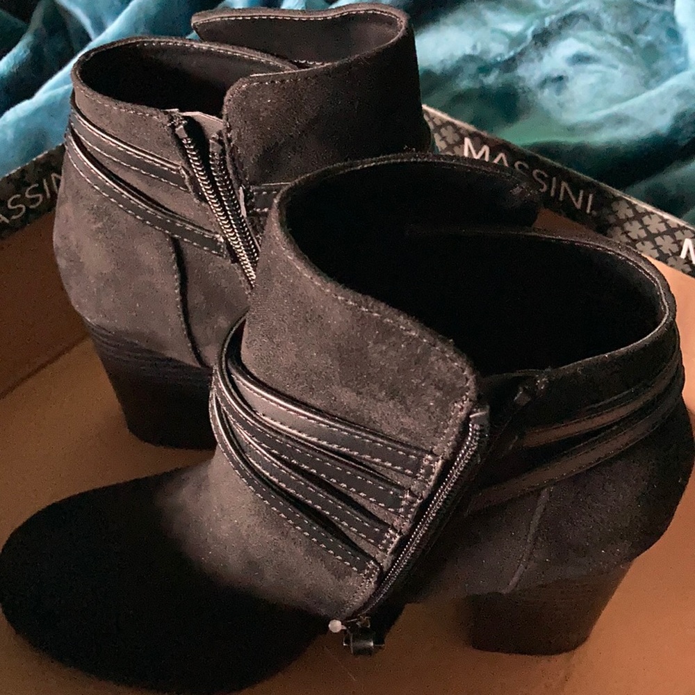 Massini Danielle Black Heel Boots